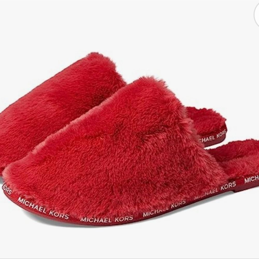 Michael Kors Frieda Slipper- Crimson - Picture 2 of 12